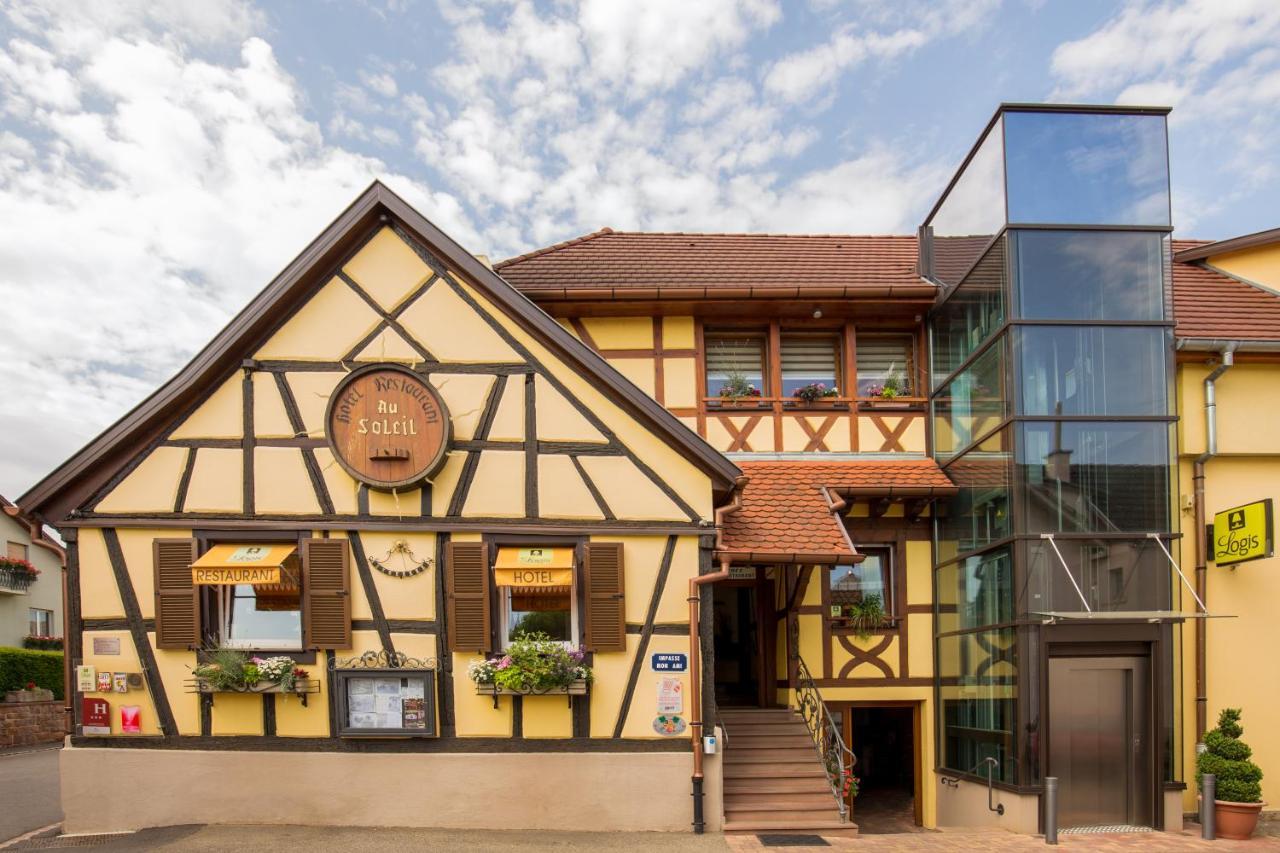 Au Soleil Hotell Wettolsheim Eksteriør bilde