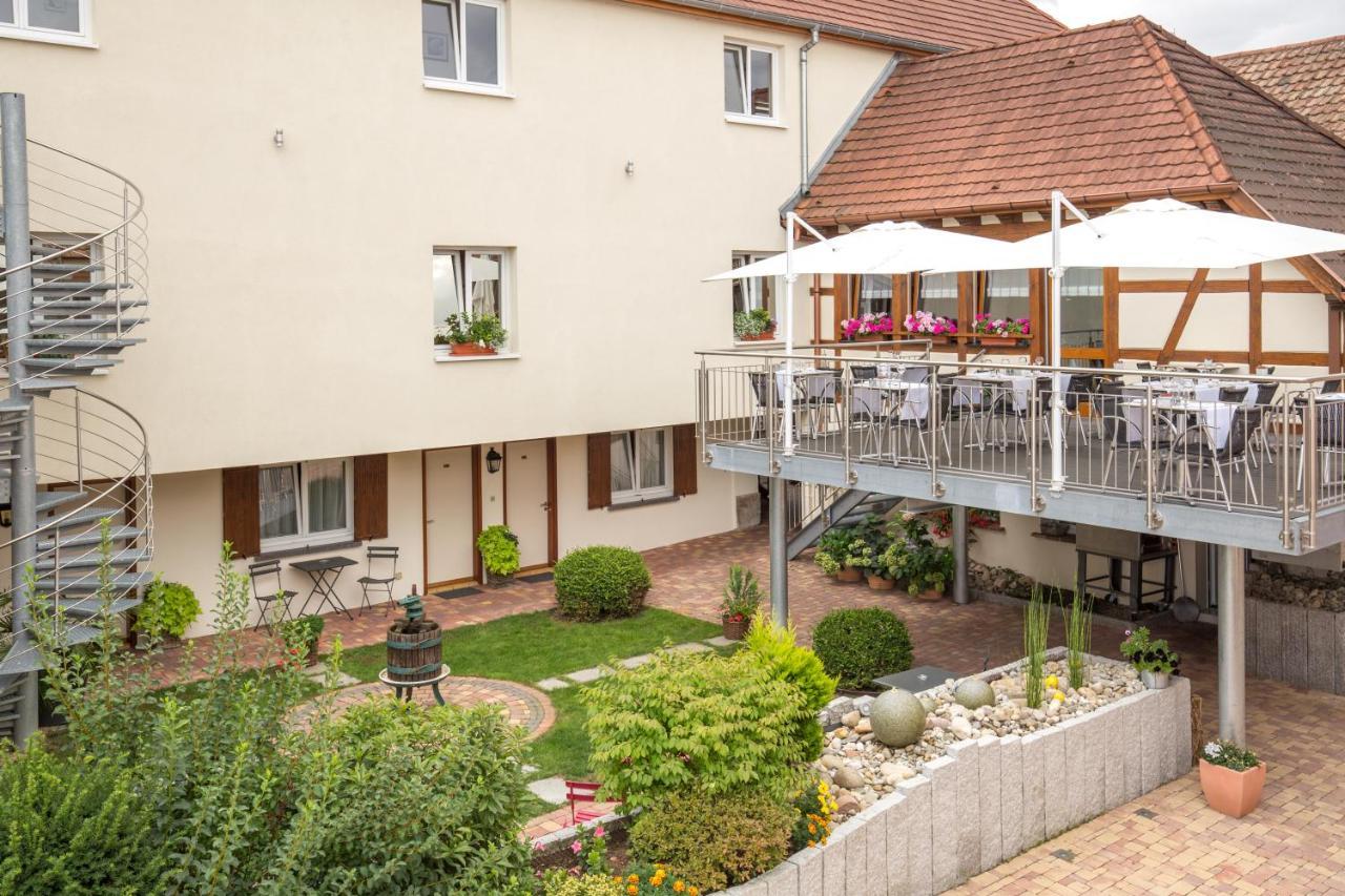 Au Soleil Hotell Wettolsheim Eksteriør bilde
