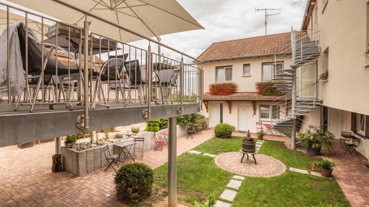 Au Soleil Hotell Wettolsheim Eksteriør bilde